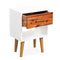vidaXL - Nachtkastje - 40x30x57 - cm - massief - acaciahout