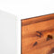 vidaXL - Nachtkastje - 40x30x57 - cm - massief - acaciahout