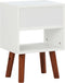 vidaXL - Nachtkastje - 40x30x57 - cm - massief - acaciahout