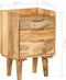 vidaXL - Nachtkastje - 40x30x59,5 - cm - massief - mangohout