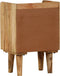 vidaXL - Nachtkastje - 40x30x59,5 - cm - massief - mangohout