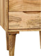vidaXL - Nachtkastje - 40x30x59,5 - cm - massief - mangohout