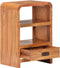 vidaXL - Nachtkastje - 40x30x60 - cm - acaciahout - met - honingafwerking