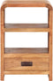 vidaXL - Nachtkastje - 40x30x60 - cm - acaciahout - met - honingafwerking