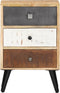 vidaXL - Nachtkastje - 40x30x60 - cm - massief - mangohout