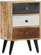 vidaXL - Nachtkastje - 40x30x60 - cm - massief - mangohout
