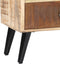 vidaXL - Nachtkastje - 40x30x60 - cm - massief - mangohout