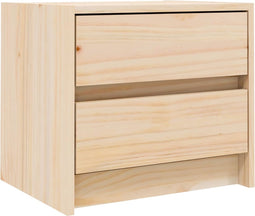 vidaXL - Nachtkastje - 40x31x35,5 - cm - massief - grenenhout