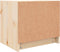 vidaXL - Nachtkastje - 40x31x35,5 - cm - massief - grenenhout