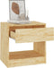 vidaXL - Nachtkastje - 40x31x40 - cm - massief - grenenhout