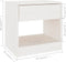 vidaXL - Nachtkastje - 40x31x40 - cm - massief - grenenhout - wit
