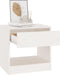 vidaXL - Nachtkastje - 40x31x40 - cm - massief - grenenhout - wit
