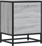 vidaXL - Nachtkastje - 40x31x50 - cm - bewerkt - hout - grijs - sonoma - eikenkleurig