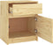 vidaXL - Nachtkastje - 40x31x50 - cm - massief - grenenhout