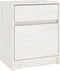 vidaXL - Nachtkastje - 40x31x50 - cm - massief - grenenhout - wit