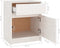 vidaXL - Nachtkastje - 40x31x50 - cm - massief - grenenhout - wit