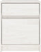vidaXL - Nachtkastje - 40x31x50 - cm - massief - grenenhout - wit