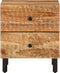 vidaXL - Nachtkastje - 40x33x46 - cm - massief - acaciahout