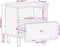 vidaXL - Nachtkastje - 40x33x46 - cm - massief - acaciahout