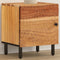 vidaXL - Nachtkastje - 40x33x46 - cm - massief - acaciahout
