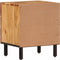 vidaXL - Nachtkastje - 40x33x46 - cm - massief - acaciahout