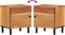 vidaXL - Nachtkastje - 40x33x46 - cm - massief - acaciahout