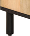 vidaXL - Nachtkastje - 40x33x46 - cm - massief - mangohout