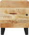 vidaXL - Nachtkastje - 40x33x46 - cm - massief - mangohout