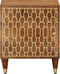 vidaXL - Nachtkastje - 40x33x46 - cm - massief - mangohout