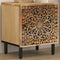 vidaXL - Nachtkastje - 40x33x46 - cm - massief - mangohout