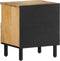 vidaXL - Nachtkastje - 40x33x46 - cm - massief - mangohout