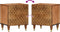 vidaXL - Nachtkastje - 40x33x46 - cm - massief - mangohout
