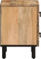vidaXL - Nachtkastje - 40x33x46 - cm - massief - mangohout