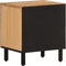 vidaXL - Nachtkastje - 40x33x46 - cm - massief - mangohout