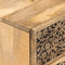 vidaXL - Nachtkastje - 40x33x46 - cm - massief - mangohout
