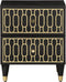 vidaXL - Nachtkastje - 40x33x46 - cm - massief - mangohout