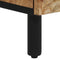 vidaXL - Nachtkastje - 40x33x46 - cm - massief - mangohout