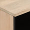 vidaXL - Nachtkastje - 40x33x46 - cm - massief - mangohout