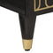 vidaXL - Nachtkastje - 40x33x46 - cm - massief - mangohout