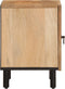 vidaXL - Nachtkastje - 40x33x46 - cm - massief - mangohout
