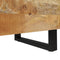 vidaXL - Nachtkastje - 40x33x46 - cm - massief - mangohout