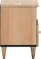 vidaXL - Nachtkastje - 40x33x46 - cm - massief - mangohout