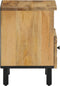 vidaXL - Nachtkastje - 40x33x46 - cm - massief - mangohout