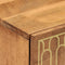 vidaXL - Nachtkastje - 40x33x46 - cm - massief - mangohout