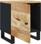vidaXL - Nachtkastje - 40x33x46 - cm - massief - mangohout