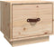 vidaXL - Nachtkastje - 40x34x35 - cm - massief - grenenhout
