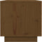 vidaXL - Nachtkastje - 40x34x35 - cm - massief - grenenhout - honingbruin