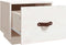 vidaXL - Nachtkastje - 40x34x35 - cm - massief - grenenhout - wit