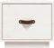 vidaXL - Nachtkastje - 40x34x35 - cm - massief - grenenhout - wit