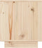 vidaXL - Nachtkastje - 40x34x40 - cm - massief - grenenhout